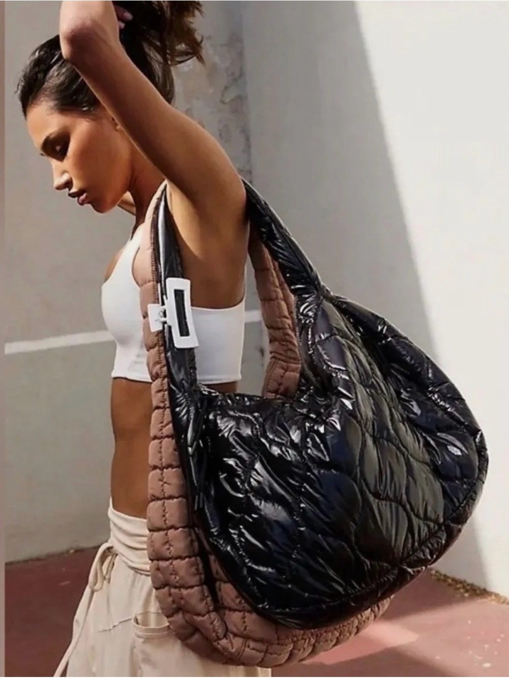 NWT Free People Movement Surpludd Carrysll Shoulder Bsg